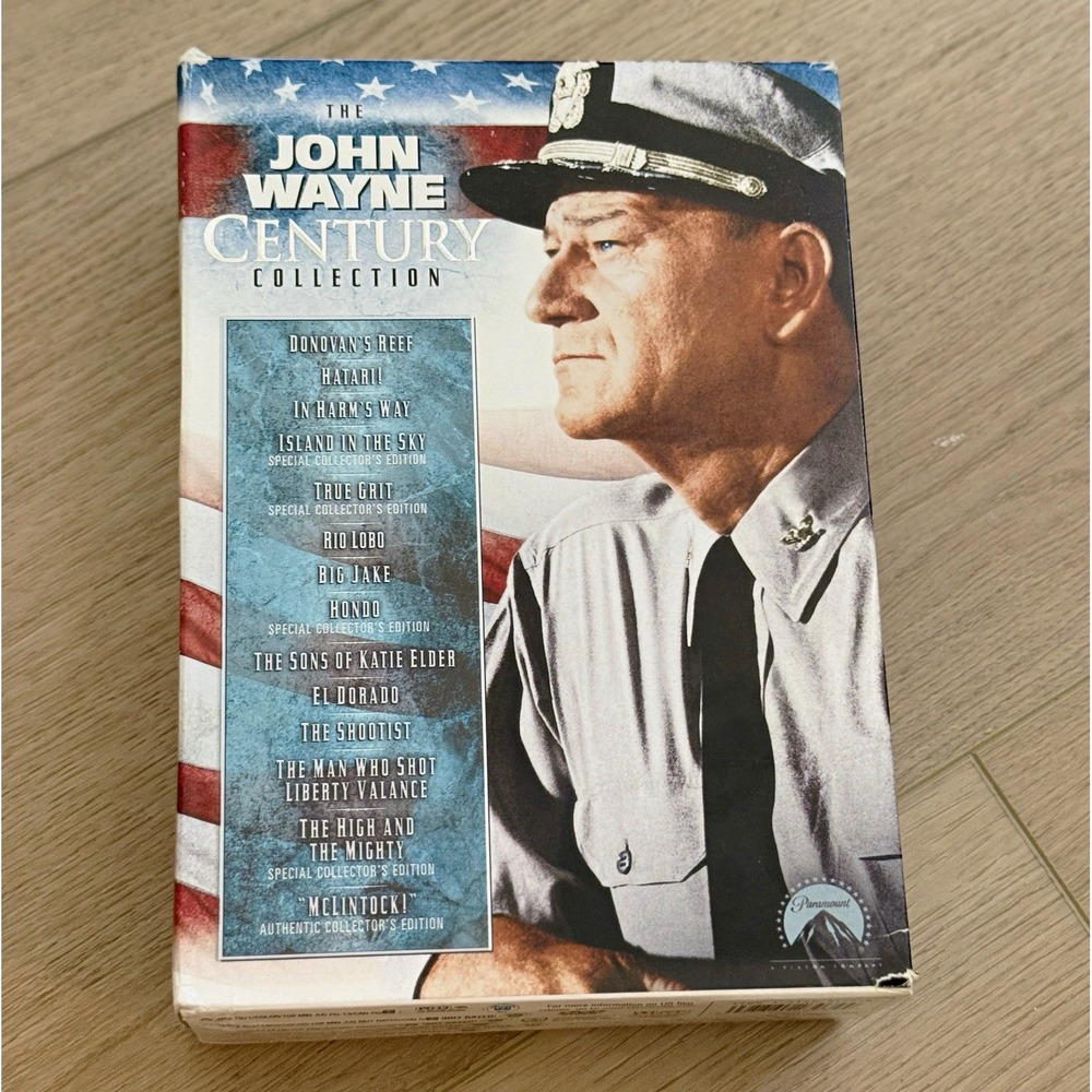 John Wayne Century Collection DVD Box Set 14 Movies Paramount Complete